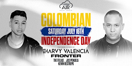 Colombian Independence Day w/ Harvy Valencia & Fronter - Open Air Brooklyn tickets