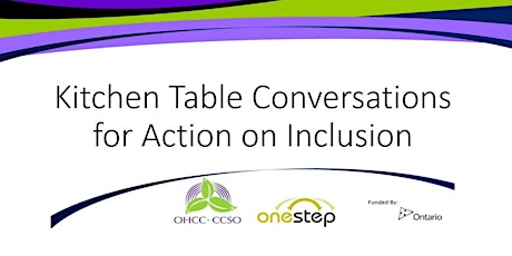 Kitchen Table Conversations for Action on Inclusion: Information Webinar primary image