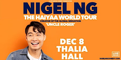 Nigel Ng: The Haiyaa World Tour