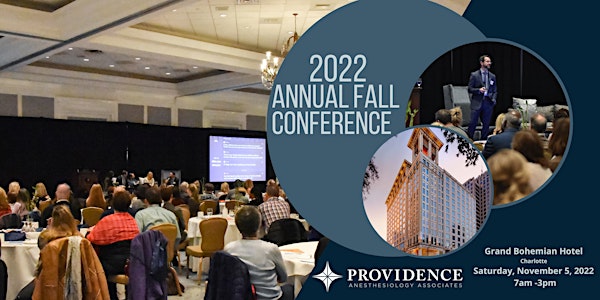 Providence Anesthesiology 2022 Fall Conference - Sponsor Registration