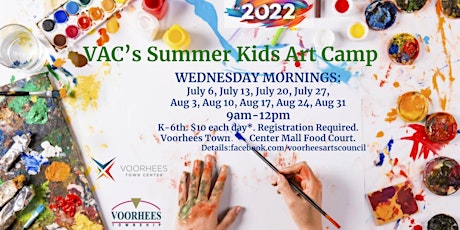 VAC's Summer Kids Art Camp 2022 (Wednesdays Only) tickets