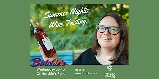 Summer Nights Wine Tasting on Butchie's Patio