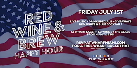 Red, Wine & Brew at The Wharf Miami tickets