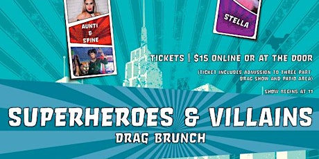 Superheroes & Villains Drag Brunch | Presented by Como's Ferndale tickets