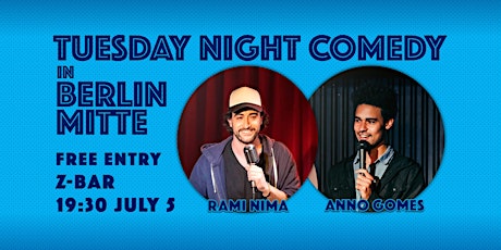 Tuesday English Standup Comedy in Berlin Mitte  (Early & Late Show) Tickets