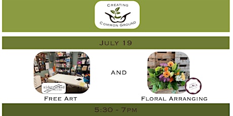 Creating Common Ground- July tickets
