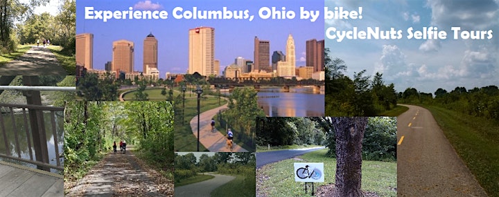 Columbus OH. Smart-guided Bicycle Tour - Long Oneway Loop (LOL) on bikeways image