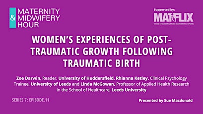 Women’s experiences of post-traumatic growth following traumatic birth tickets