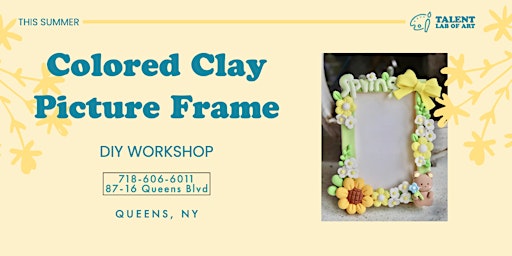 Colored Clay Picture Frame