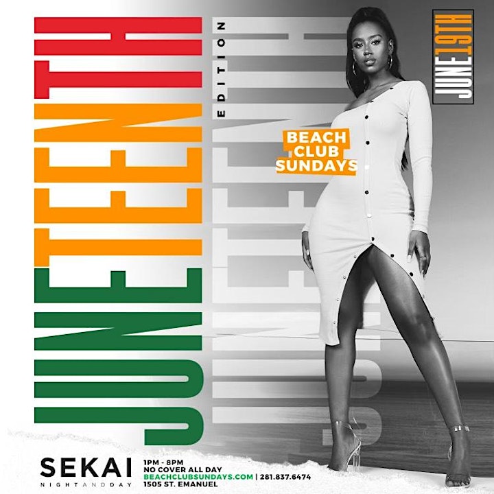 Beach Club Sundays @ Sekai | The Nations #1 Poolside Day Party | 25+ image