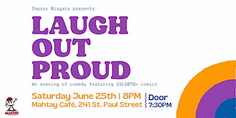 Laugh Out Proud - An Evening of 2SLGBTQ+ Comedy