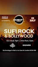 BOLLYWOOD & SUFI ROCK  - LIVE BAND + AFTER PARTY (DJ) tickets
