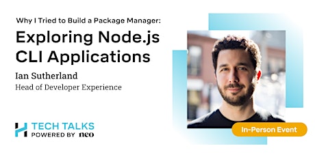 [In-Person] Exploring New Node.js Features with Ian Sutherland tickets