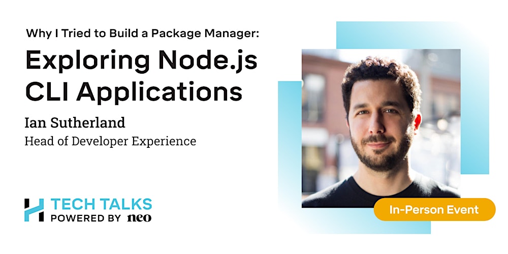 [In-Person] Exploring New Node.js Features with Ian Sutherland