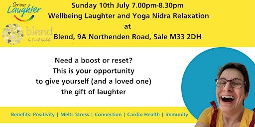 De-Stress,Boost and Reset:  Laughter and Relaxation in Sale, Gtr Manchester