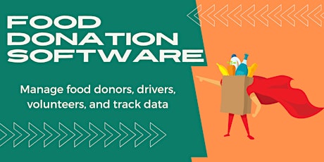 Food Donation Software  for Nonprofits tickets