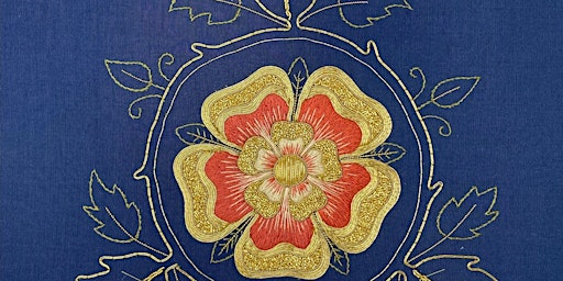 In-Person Silk and Gold Tudor Rose with Lucy Barter (Two Sessions)