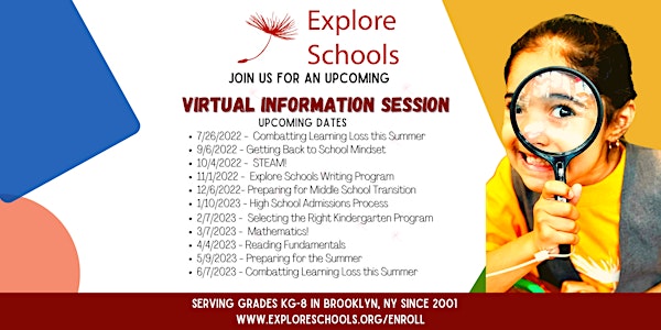 Explore Schools of Brooklyn Information Session Series