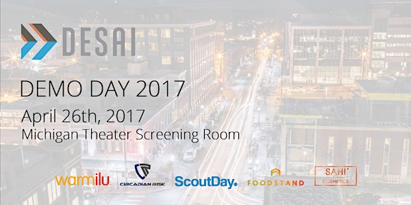 Desai Accelerator Demo Day