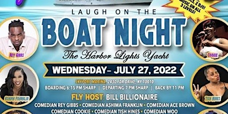 Male Awareness Foundation Presents The Art of Comedy’s Laugh On A Boat tickets