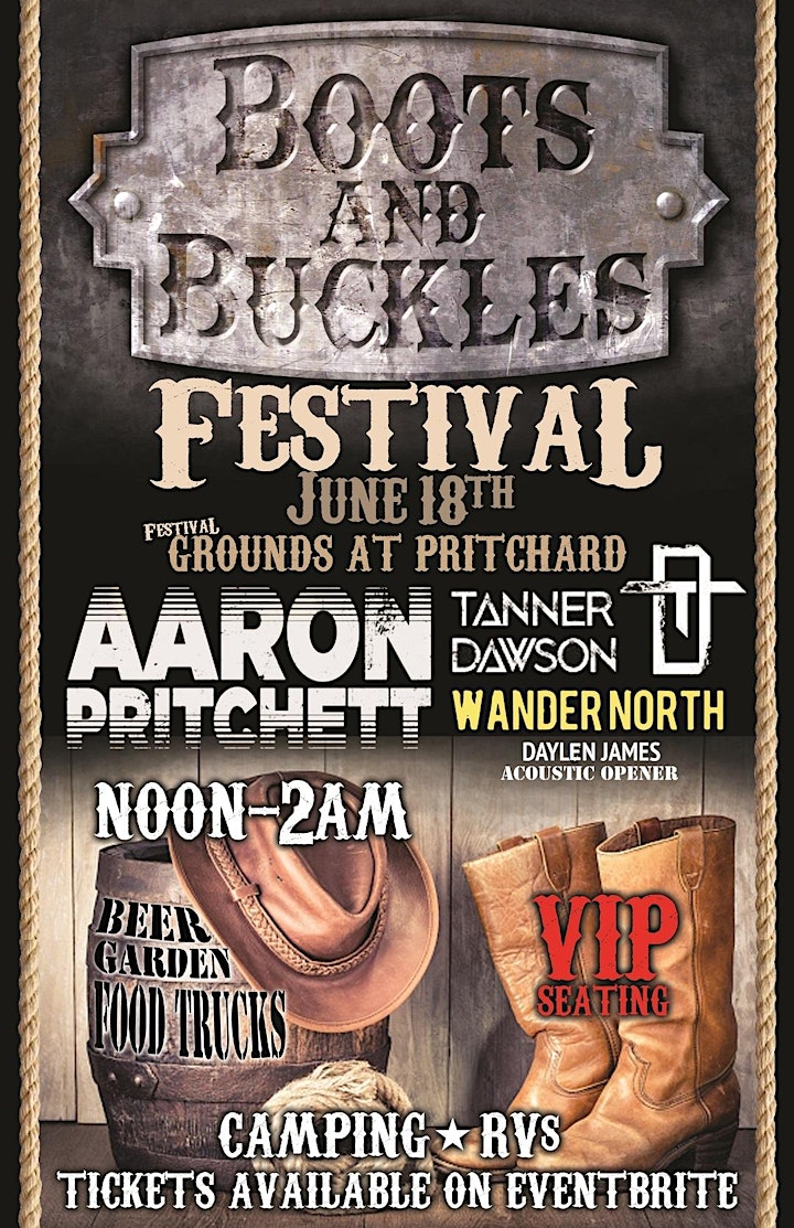 Aaron Pritchett at Boots & Buckles Fest image