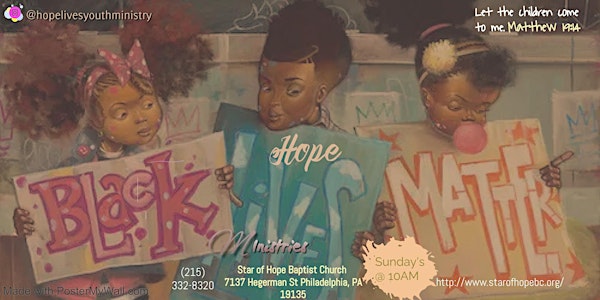 Hope Lives Ministries Presents: A Youth Church Worship Experience