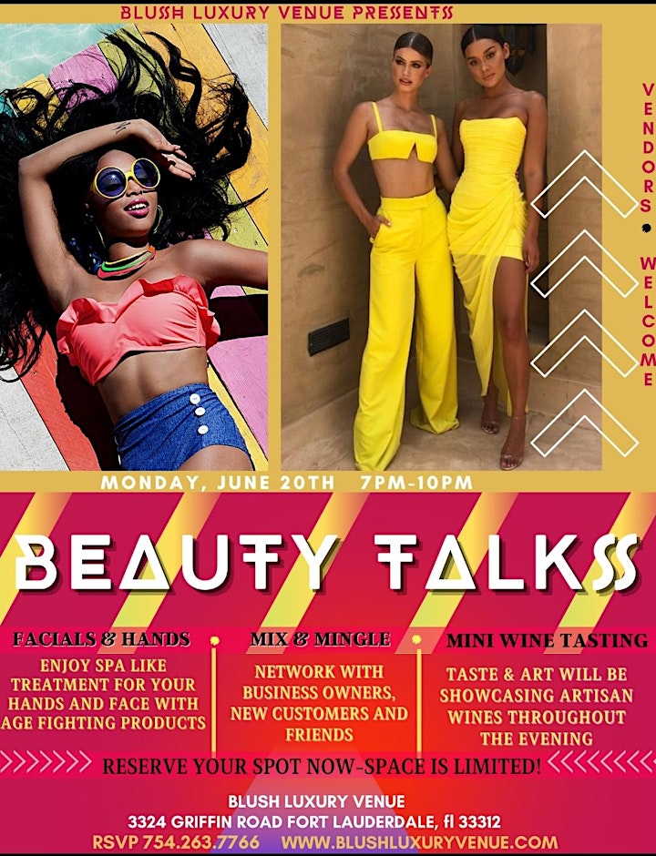 Beauty Talks - A Networking Event Virtual Edition image
