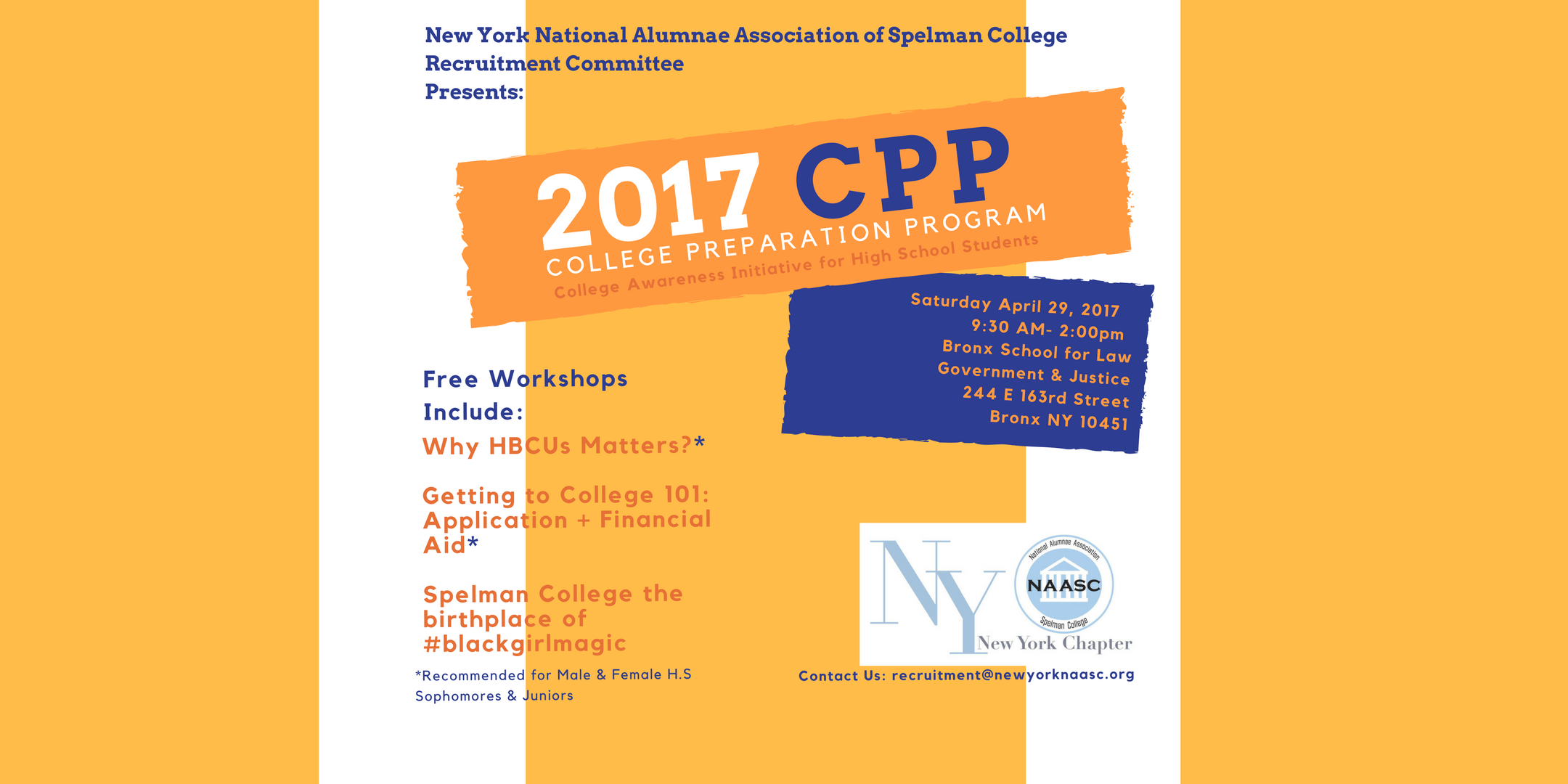 NY-NAASC Annual College Prep Program 