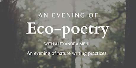 An evening of eco-poetry tickets