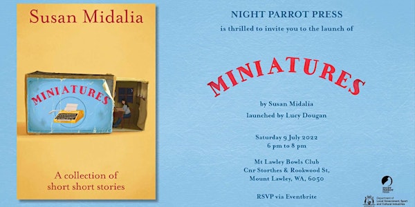 Book Launch: Miniatures by Susan Midalia