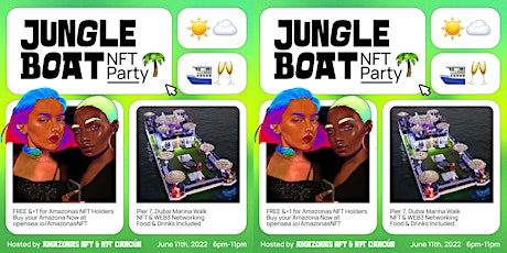 Imagen principal de Jungle Boat NFT Party: Amazonas NFT x NFT Cancún