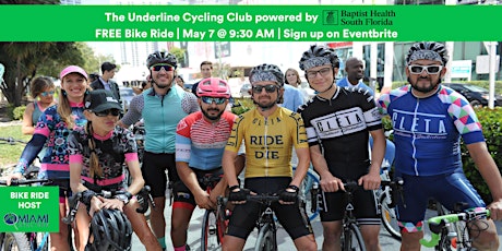 The Underline Cycling Club powered by Baptist Health South Florida: FREE May Ride primary image