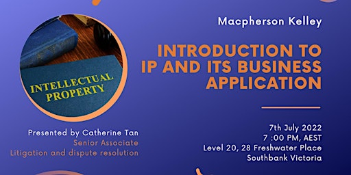 CPD Event: Introduction to IP and itsbusiness application
