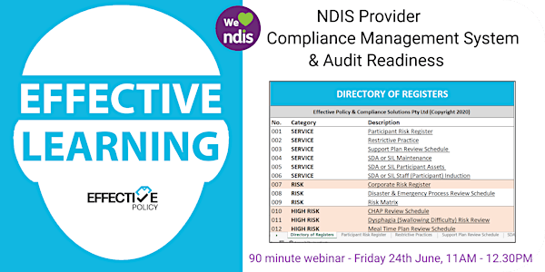 NDIS Provider Compliance Management System & Audit Readiness