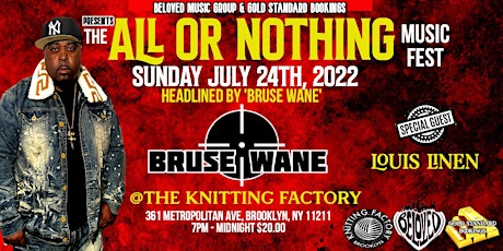 VENDORS & ARTIST GET INTO THE ALL OR NOTHING MUSIC FESTIVAL JULY 24TH tickets