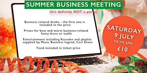 WLTC 'Summer Business Meeting - it's definitely NOT a party'!