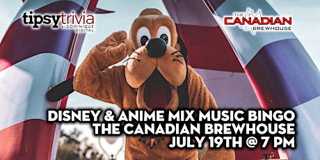 Disney & Anime Mix Music Bingo -July 19th  7:00pm - CBH Winnipeg tickets