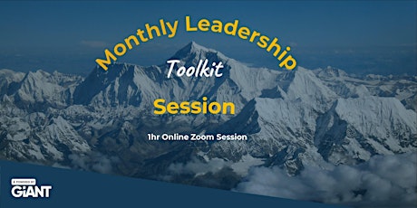 Monthly Leadership Toolkit Session tickets