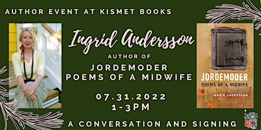 Author Event: Ingrid Andersson with Jordemoder: Poems of a Midwife