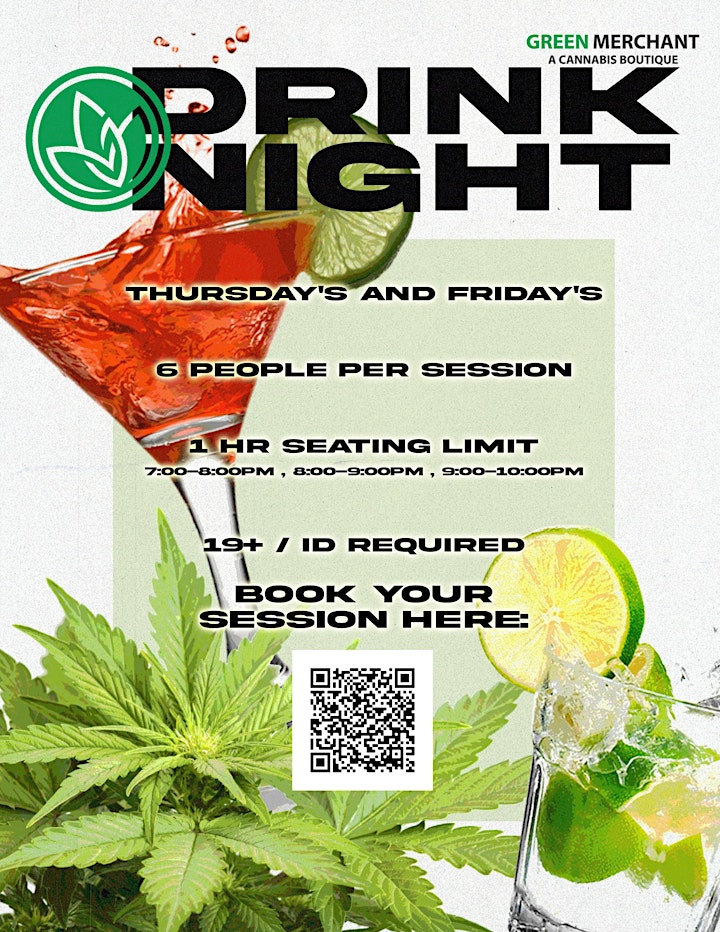 Cannabis Cocktail Tasting (19+ Event on Bloorcourt) image