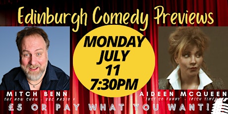 Bear Funny Comedy Edinburgh Previews: Mitch Benn and Aideen McQueen primary image