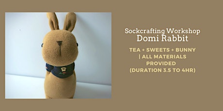 Sock Crafting - Domi Rabbit, 22 June, 2pm primary image