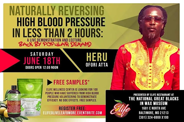 Baltimore - Naturally Healing High Blood Pressure in Less than 2 hours image