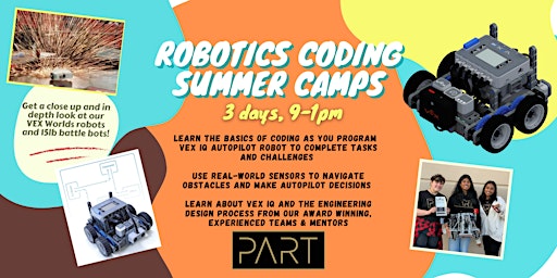 Robotics Coding Summer Camp #1 (Placer Robotics Summer Camp)