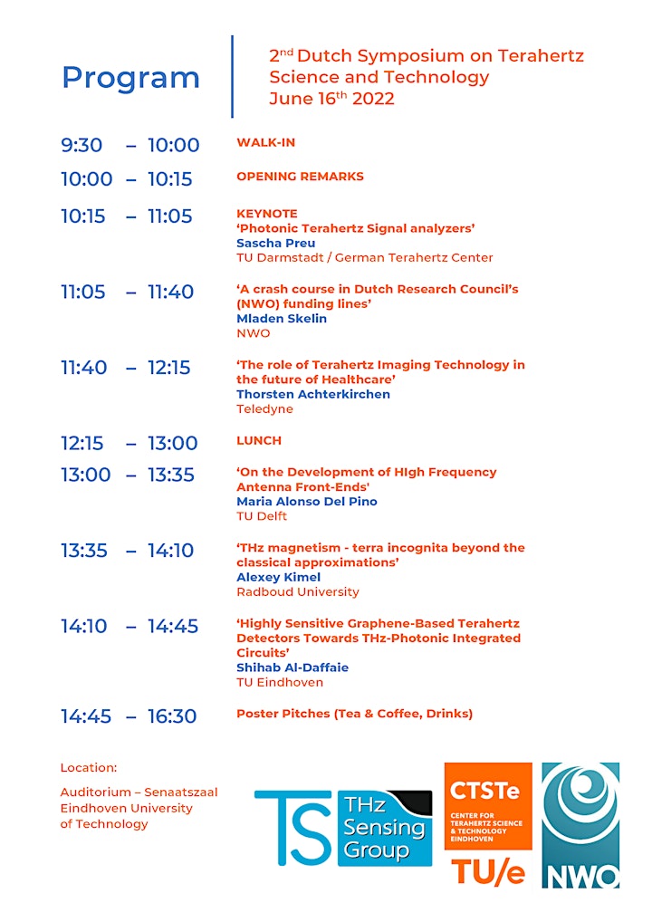 2nd Dutch Symposium on Terahertz Science and Technology image