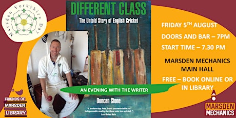 Yorkshire Day - "Different Class" - The Untold Story of English Cricket tickets