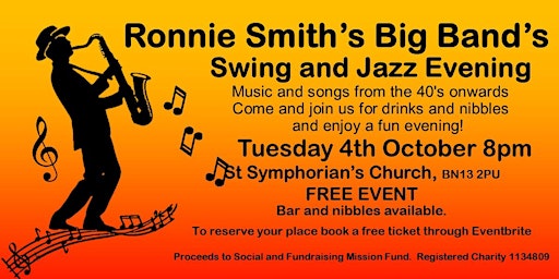 Ronnie Smith's Big Band Swing and Jazz Evening