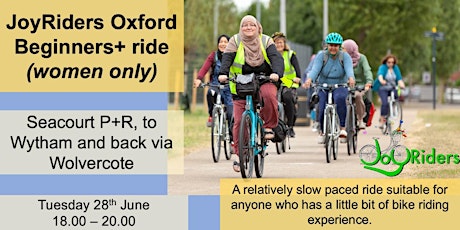 Beginner+ Twilight ride: Seacourt P&R to Wytham and back tickets