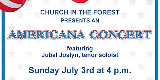 Church in the Forest Presents an Americana Concert