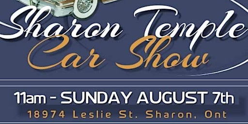 2nd Annual Sharon Temple Classic & Custom Car, Truck & Bike  Show